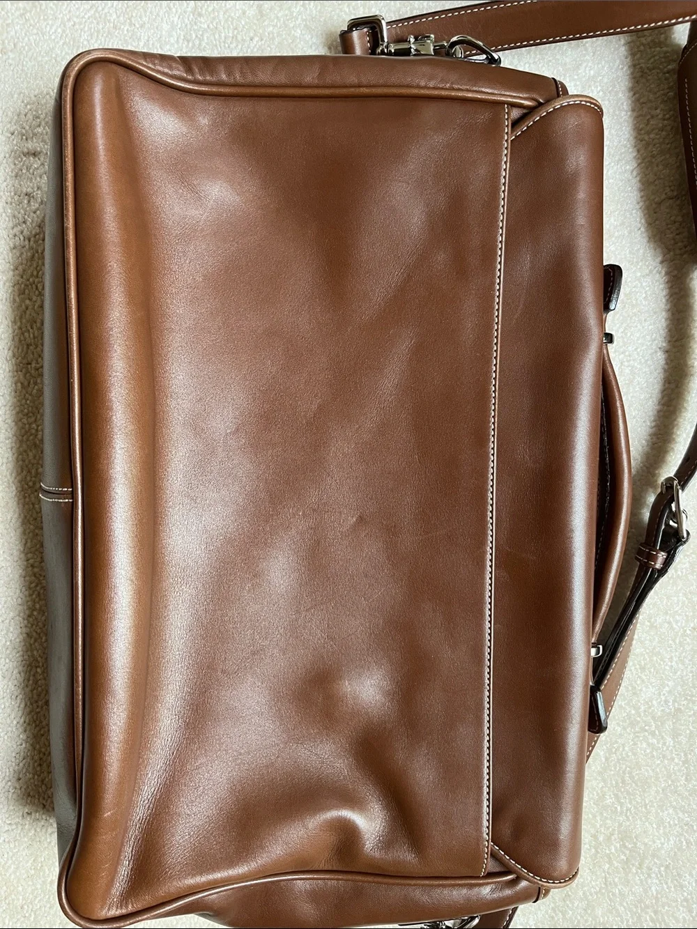 Coach Leather Messenger Briefcase